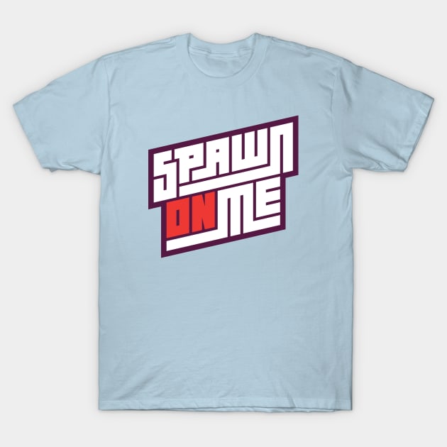 SOM 2.0 GLYPH (RED ON) T-Shirt by Spawn On Me Podcast